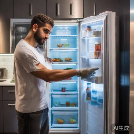 “冰箱常清洁,灯久亮如新。”