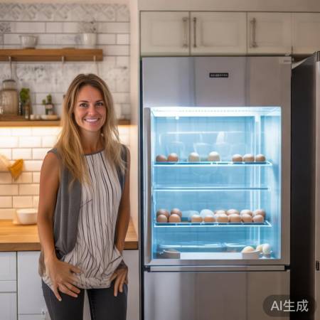 卡萨帝冰箱储蛋空间,健康生活加