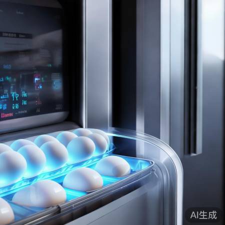 卡萨帝冰箱智能储蛋,鲜鸡蛋安心