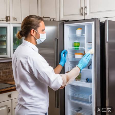 专业清洗,消毒冰箱,洁净如新。