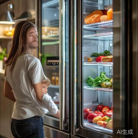 海尔法式冰箱锁鲜除菌，安心美食