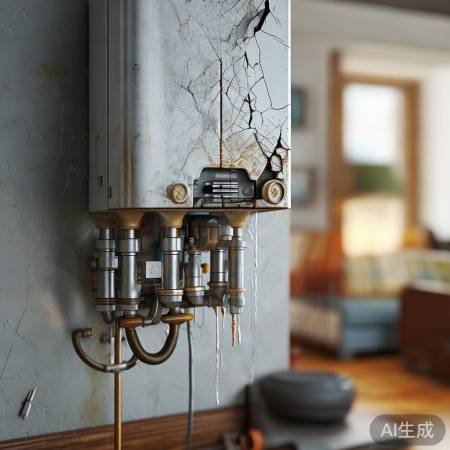 壁挂炉漏水,检查膨胀水箱、接口