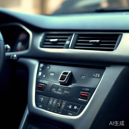 驾驶座空调操控面:AUTO、O