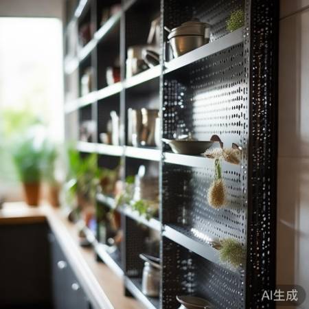 洞洞板使用要点:摆放合理、清洁