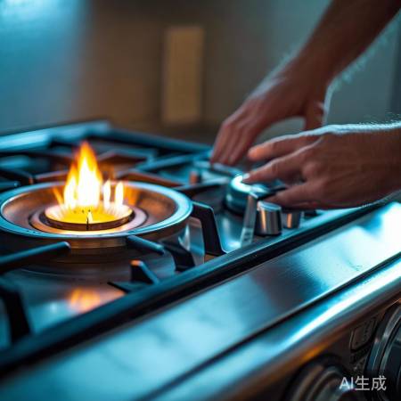 烹饪后,关火调至最小或关闭。