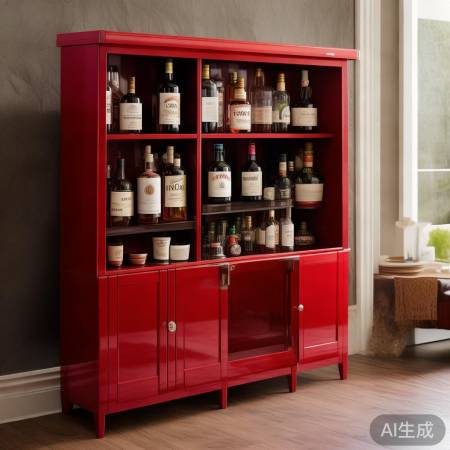 红酒吧台酒柜,家居时尚亮点