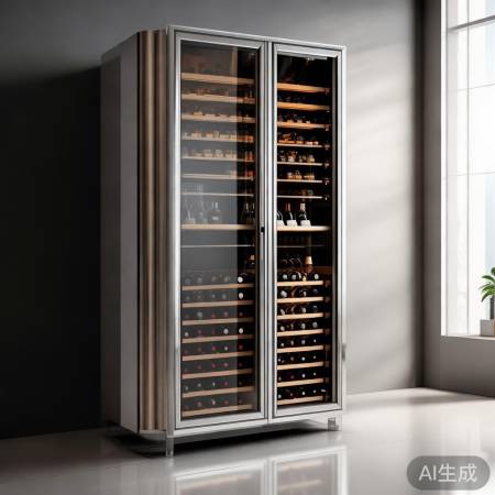简约时尚酒柜,海量储酒空间