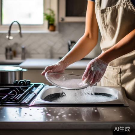 温泡轻刷,中性剂洗挡烟板