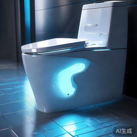 智能马桶，温度调节，防滑安全。