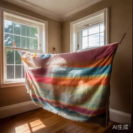 阴凉通风晾晒防毯子老化