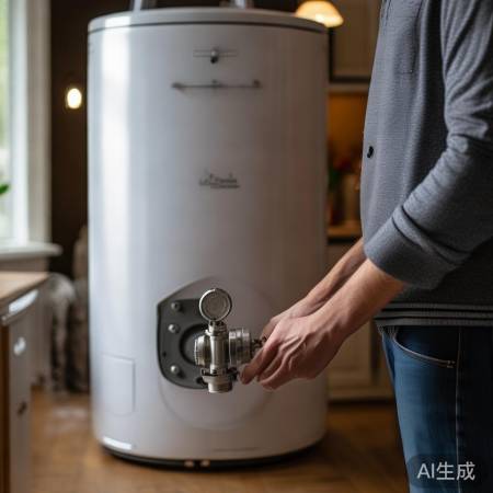 电热水器泄压阀打开步骤教程