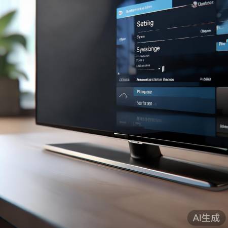 检查电视设置,排除画面异常。