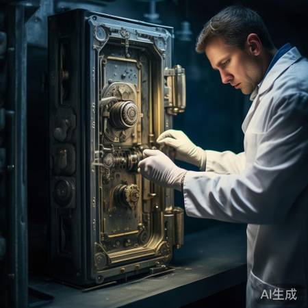 检查保险柜锁芯,损坏即更换。