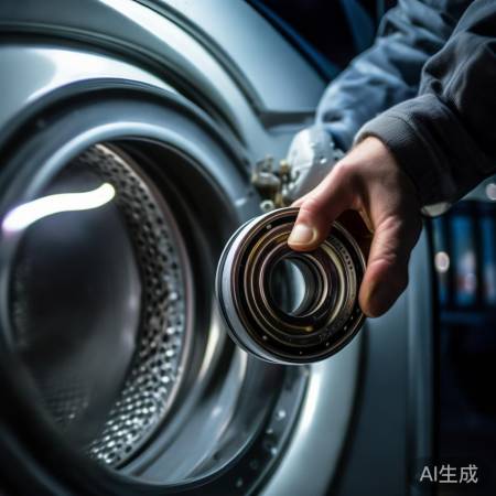 洗衣机轴承故障,叶轮转动受阻