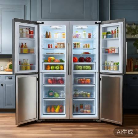 四门冰箱大容量,囤货佳选