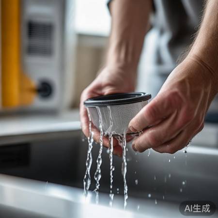 定期清洁热水器滤网,保水质,防