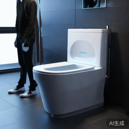axent智能马桶,自动翻盖贴