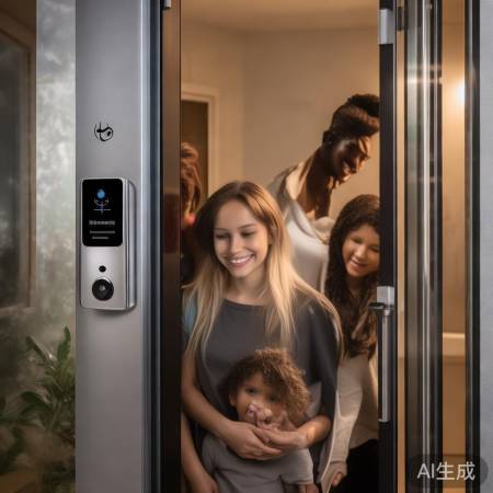 嘉仕邦智能锁新添人脸识别,便捷