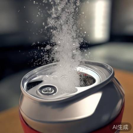 易拉罐内有气体,打开会爆炸