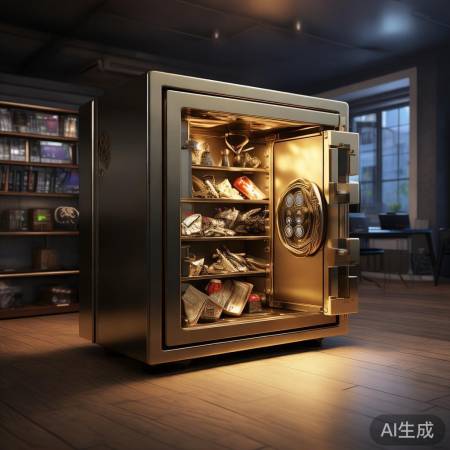 金砖保险柜,守护游戏宝藏。