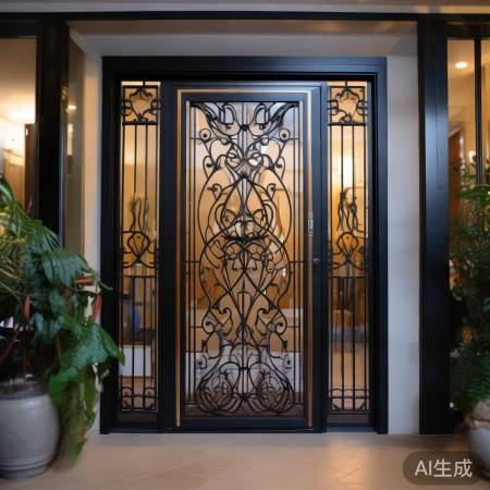 珠海铁艺门,安全美观,定制无忧