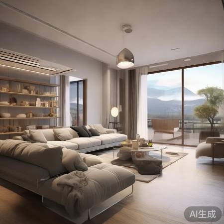 美的中央空调,通风避光,宜客厅