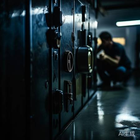 保险柜钥匙孔位置:侧顶寻。