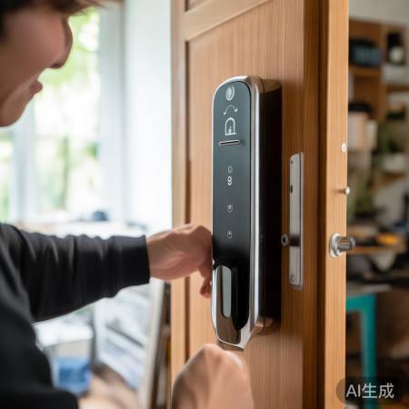 “快速安装指纹锁,DIY福音来