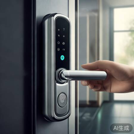 智能锁,多解锁方式,指纹便捷安
