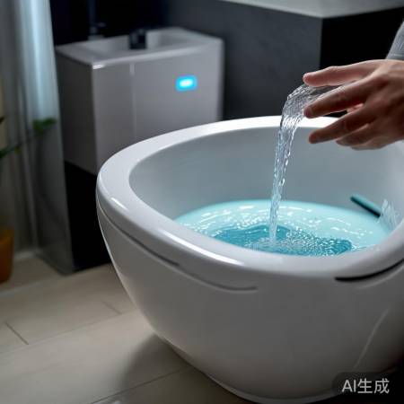 智能马桶自动冲停,节水又环保