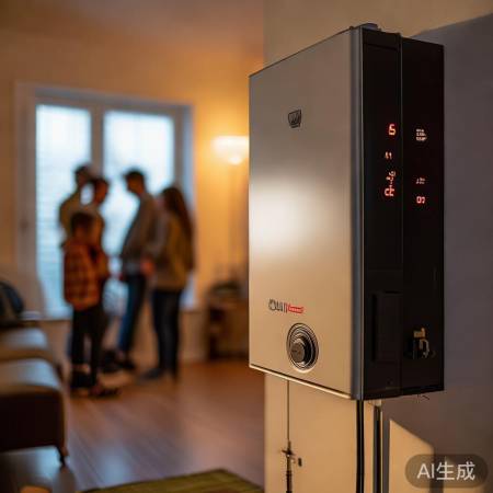 燃气压力低,壁挂炉停机了