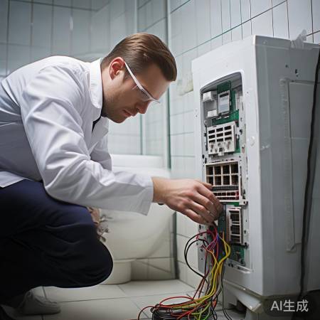 智能马桶主板更换，电线连接需仔