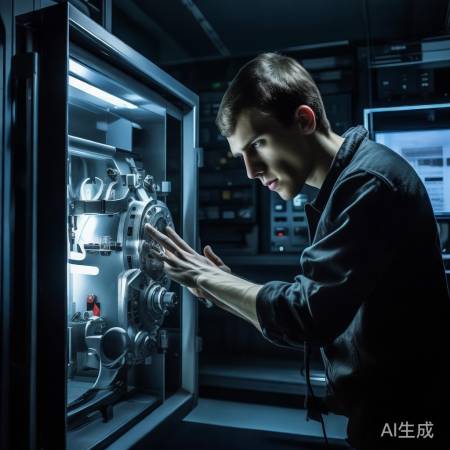 保险柜解锁技巧:触摸与聆听。