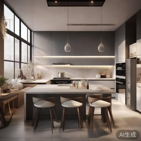 消毒柜上方留空间,便捷整洁。