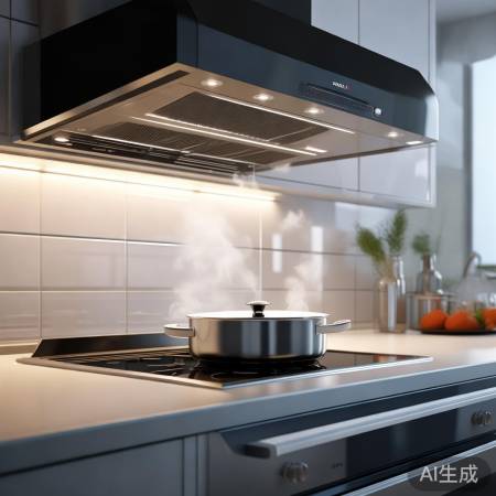 得力油烟机,吸力强,智能便捷,