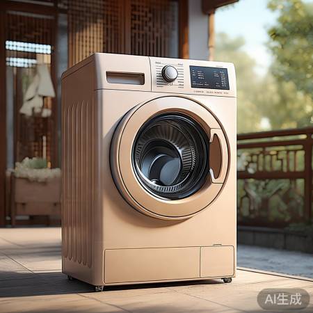 中式阳台优雅热水器,洗衣全家无