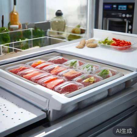 冰箱必备饺子收纳盒,保鲜井井有