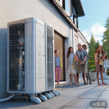 美的空气能热水器启动指南,家居