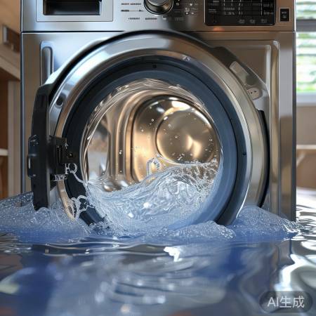 洗衣机定期清洁,白醋温水除残留