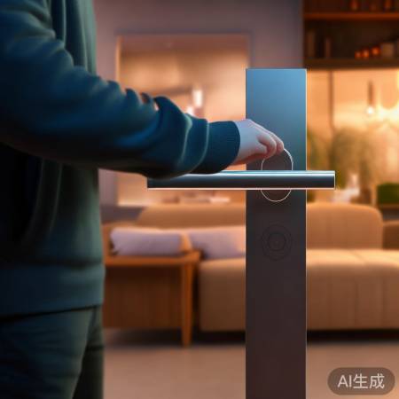 康佳智能锁把手可调,左右适应,