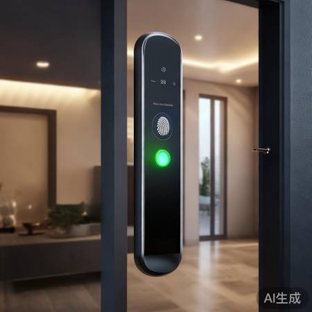 凯迪仕指纹锁,安全便捷,多方式