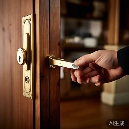 C级锁芯防盗强，保管钥匙保安全