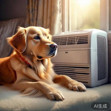 夏季空调下,狗毛清爽洗护记