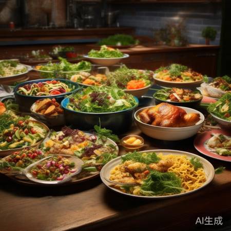 食物整齐，空间充足，空气流通。