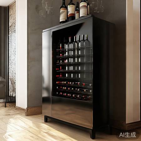 酒柜色彩与家风格协调,美如风景