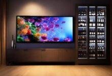 影视墙配红酒柜：家居装饰新风尚