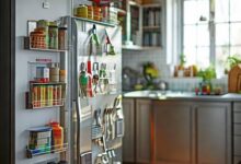 厨房冰箱侧面空间利用技巧，打造整洁厨房