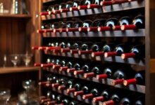 客厅红酒柜收纳技巧图解：打造优雅空间