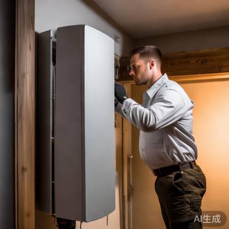 壁挂炉安装关键,通风佳,管道牢