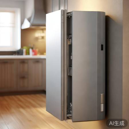 厨房/卫生间壁挂炉,开关藏门板